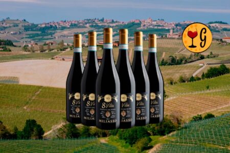 Kit Miliasso 8 Vites Rosso Piemonte _ 6 garrafas - Thumbnail