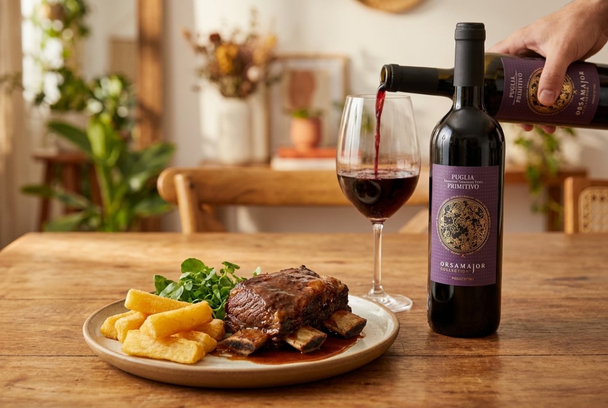 Orsamajor Collection Primitivo Puglia IGT - Harmonização