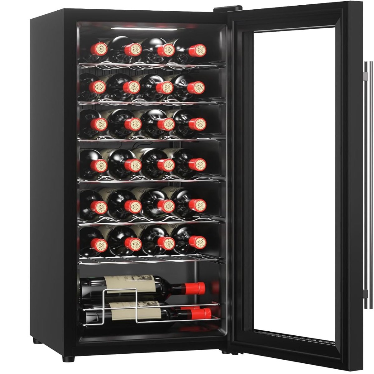 Adega Climatizada Linq Gourmet para 28 Garrafas Preto 127V 2