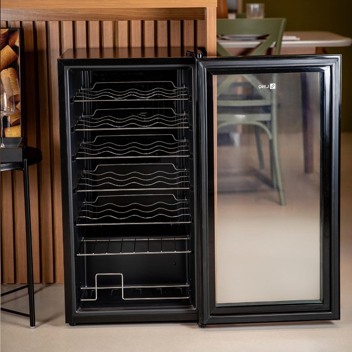 Adega Climatizada Linq Gourmet para 28 Garrafas Preto 127V 3