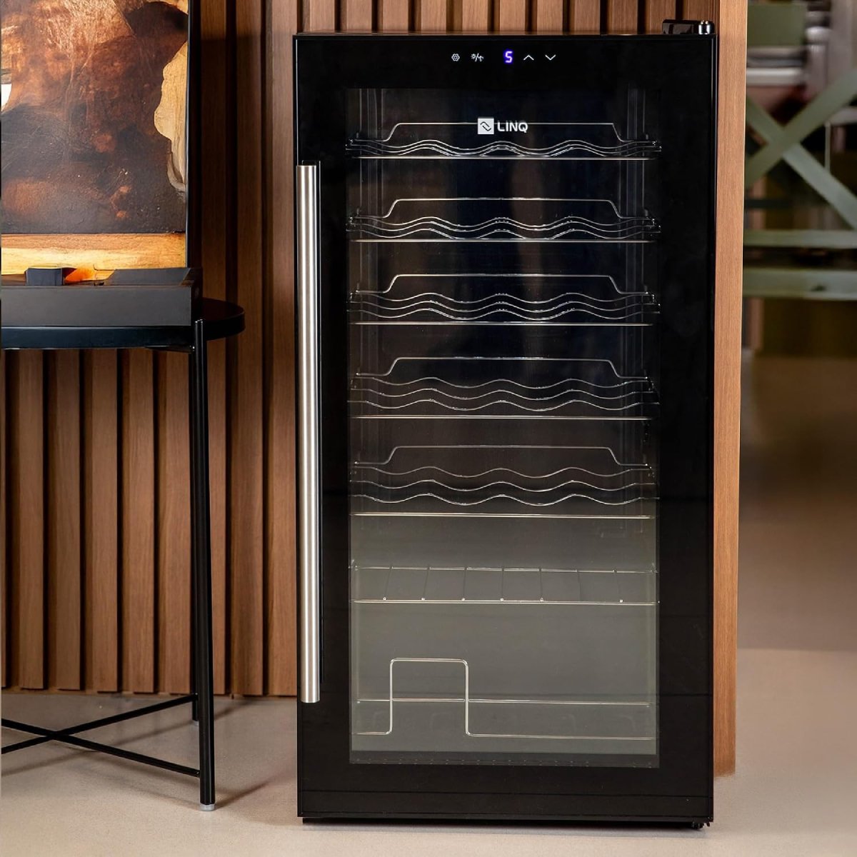 Adega Climatizada Linq Gourmet para 28 Garrafas Preto 127V 5