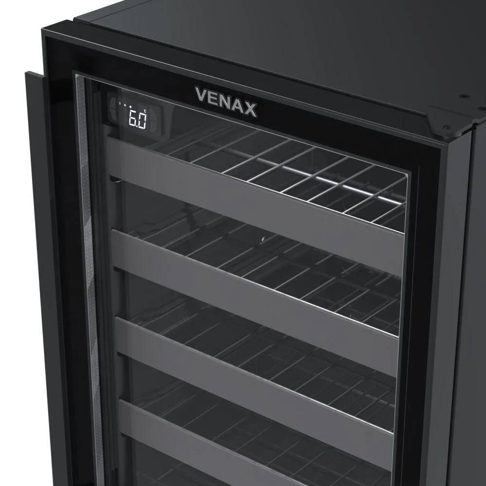 Adega Venax Cave In 100 Preto Fosco 24 Garrafas 127V 2