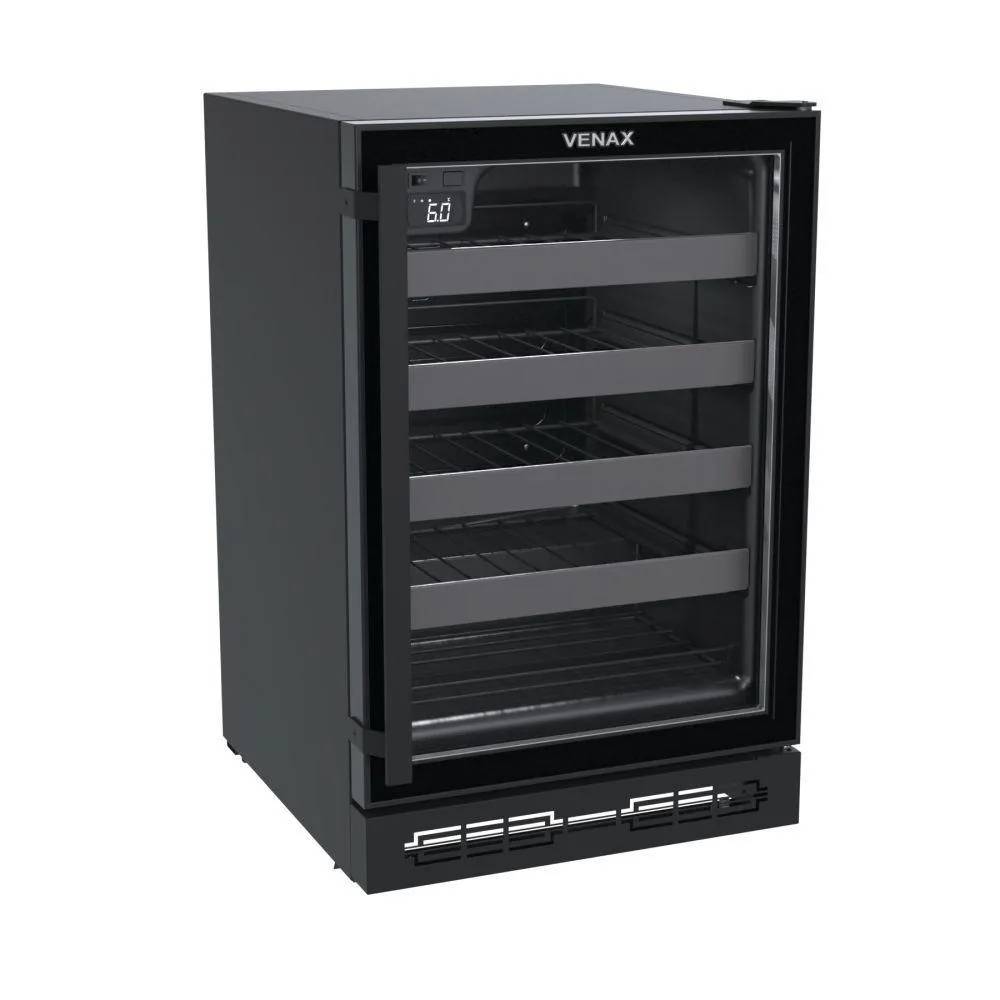 Adega Venax Cave In 100 Preto Fosco 24 Garrafas 127V 3