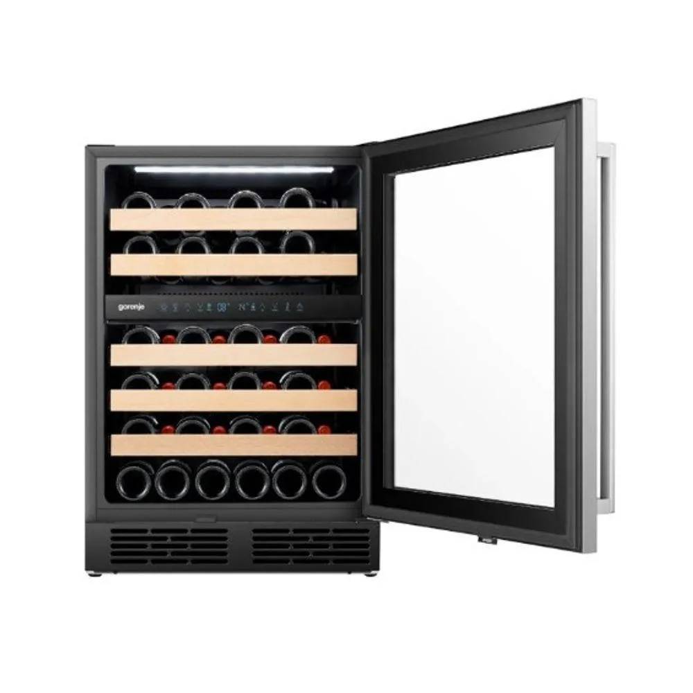 Adega de Embutir Gorenje GWL-46W 46 Garrafas Vidro Duplo Preto 110V 3