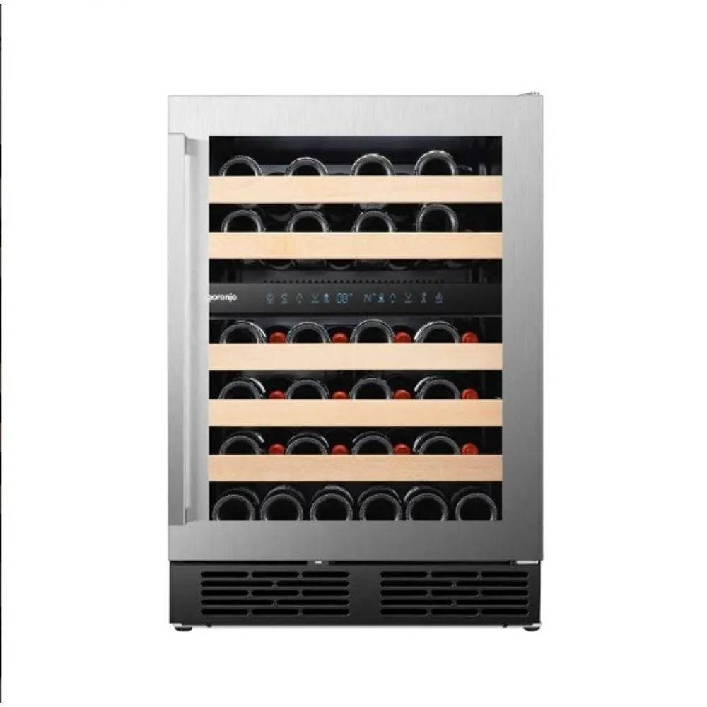 Adega de Embutir Gorenje GWL-46W 46 Garrafas Vidro Duplo Preto 110V 6