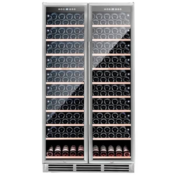 Adega de Vinhos Benmax Side by Side para 186 Garrafas Silver - BAC218SA - Oferta