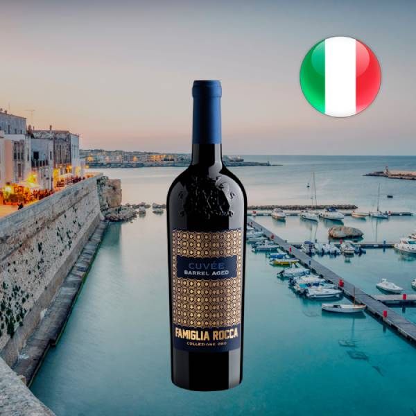 Famiglia Rocca Collezione Oro Cuvée Barrel Aged Rosso Salento IGT 2024 - Oferta