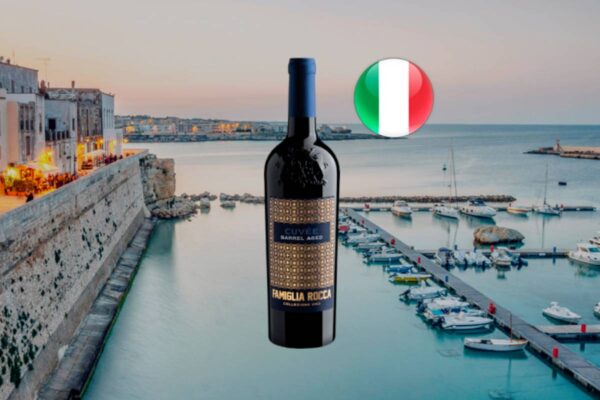 Famiglia Rocca Collezione Oro Cuvée Barrel Aged Rosso Salento IGT 2024 - Thumbnail