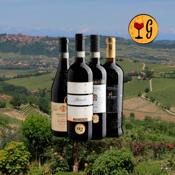 Kit 4 Barolos 91+ Pontos - Oferta