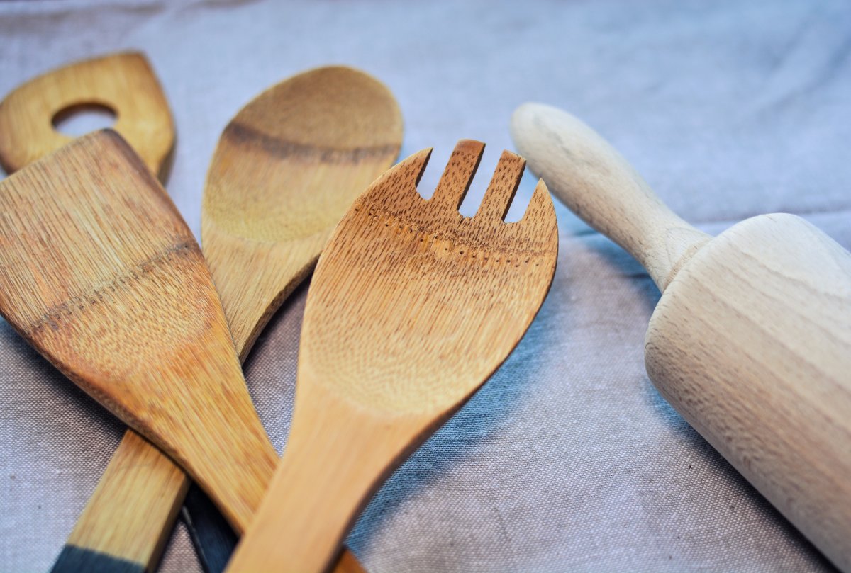 Utensílios de cozinha para preparar alimentos em casa