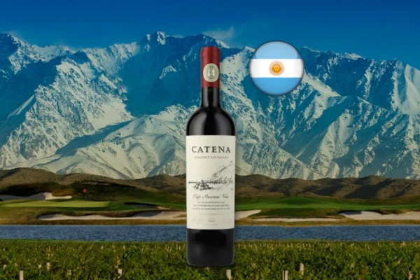 Catena Cabernet Sauvignon 2024 em composição editorial da Argentina