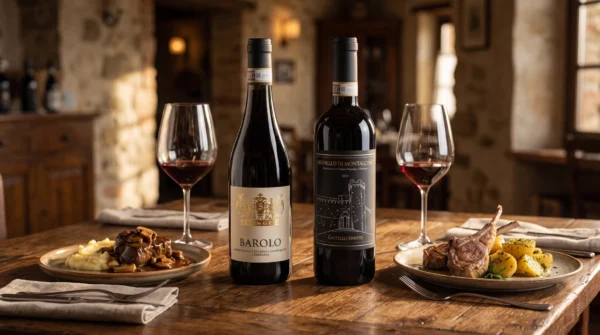 DeAngeli Barolo x Castello Finoto Brunello